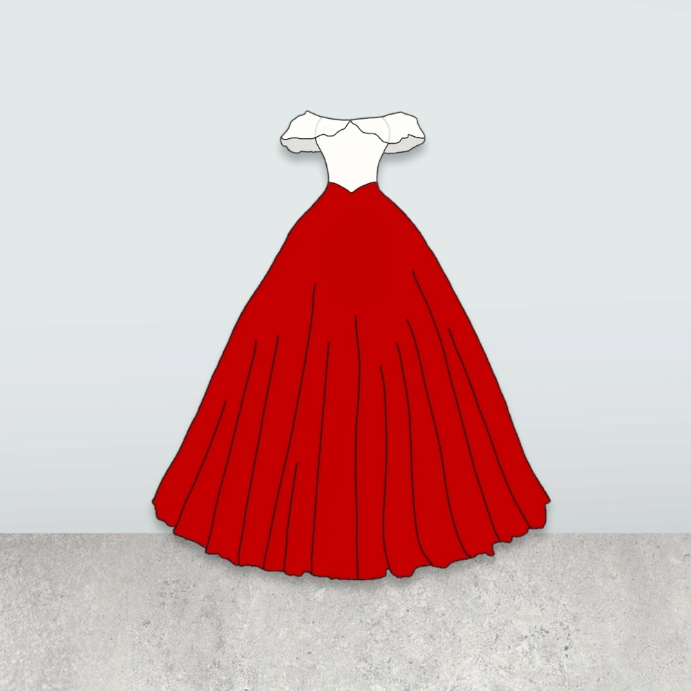 Custom clothing drawing